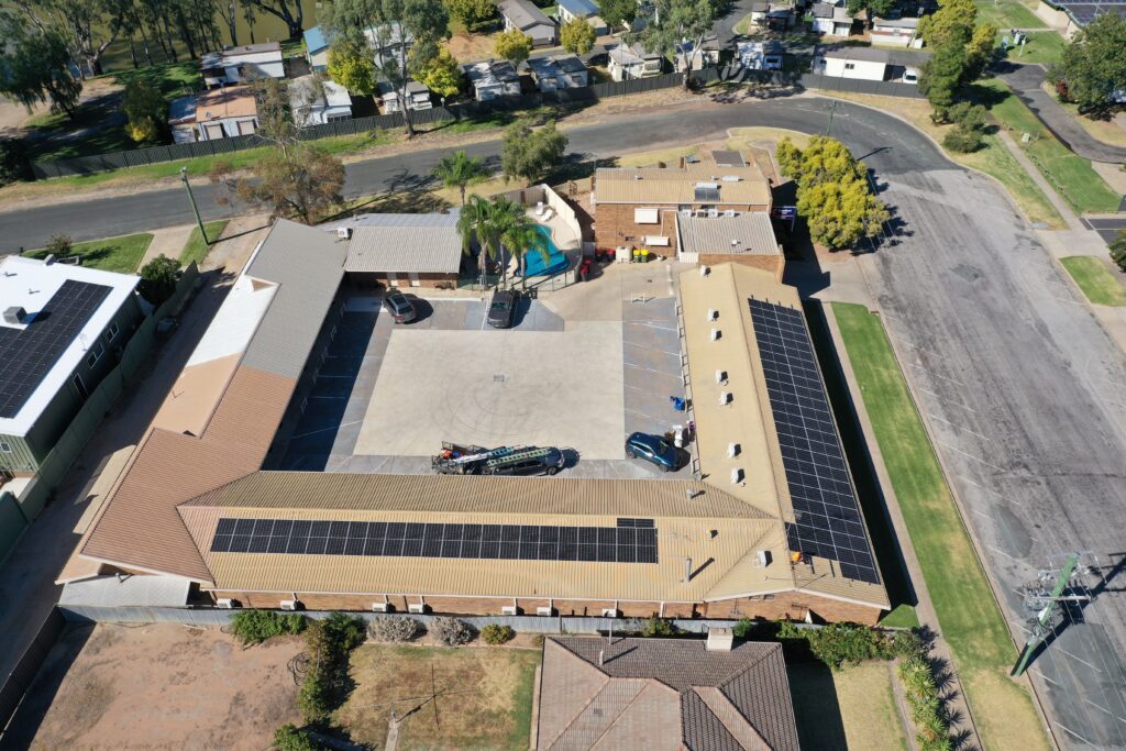 Solar on the roof of CluBarham