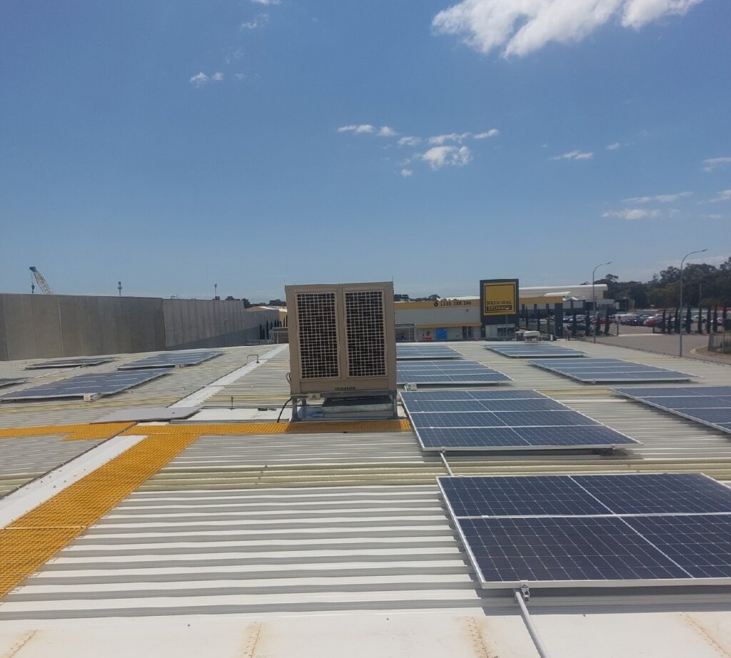 Mawson Lakes VW Solar Panels on the Roof