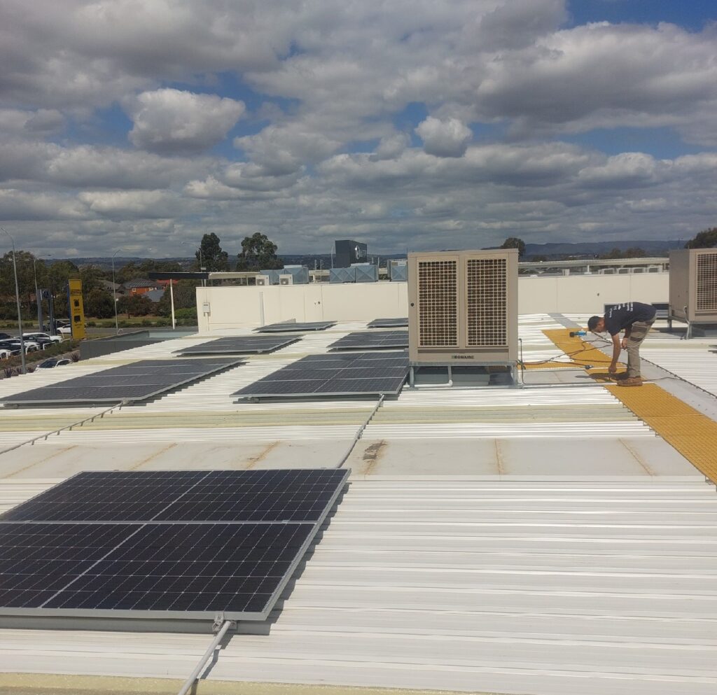 Mawson Lakes VW Solar Panels